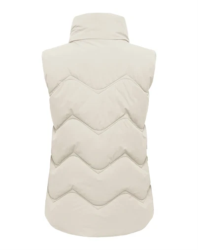 JDY - JDYPower Short Waistcoat Vest - Silver Lining 